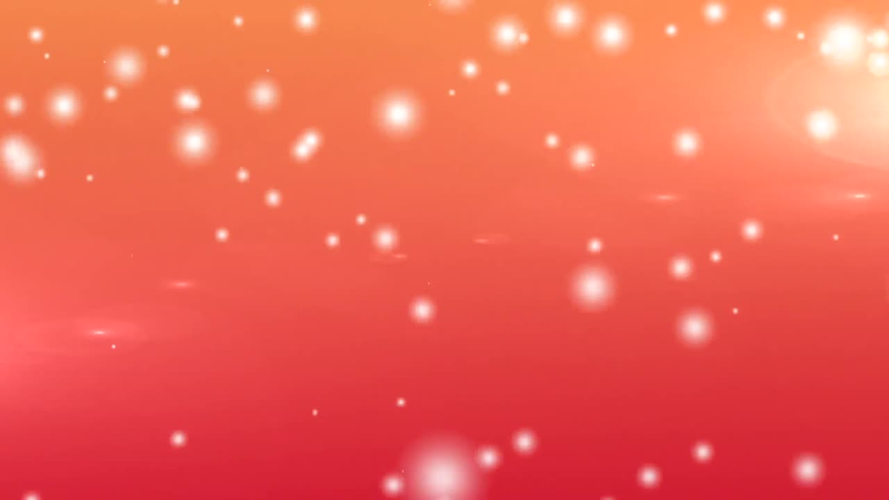 녹색 배경에 떨어지는 흐릿한 눈송이