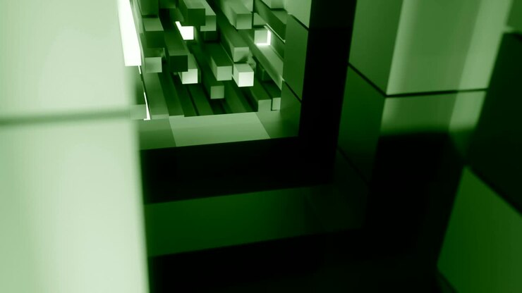 4K Vista interna di una CPU AI avanzata