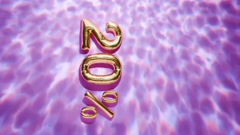 Golden-20%-Floating-Above-Water-Ripples-on-pink-background-vertical