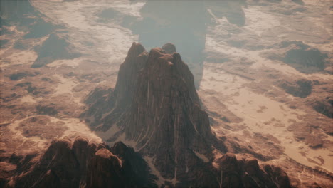 Desert Buttes with Blue Sky in Utah