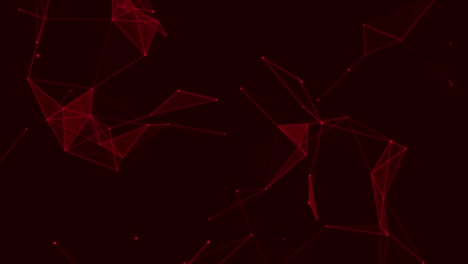 conexión digital abstracta puntos y líneas en movimiento. fondo tecnológico. estructura de conexión de red. efecto plexo. bucle sin costuras 3d. 4k