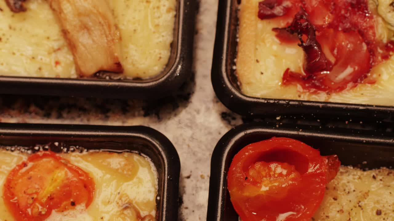 French Swiss or Spanish restaurant with traditional tapas food, Spanish cuisine, delicious tapas and cheese plate, bruschetta with cheese, olives dry tomatoes and tasty sandwich bar appetizer, buffet