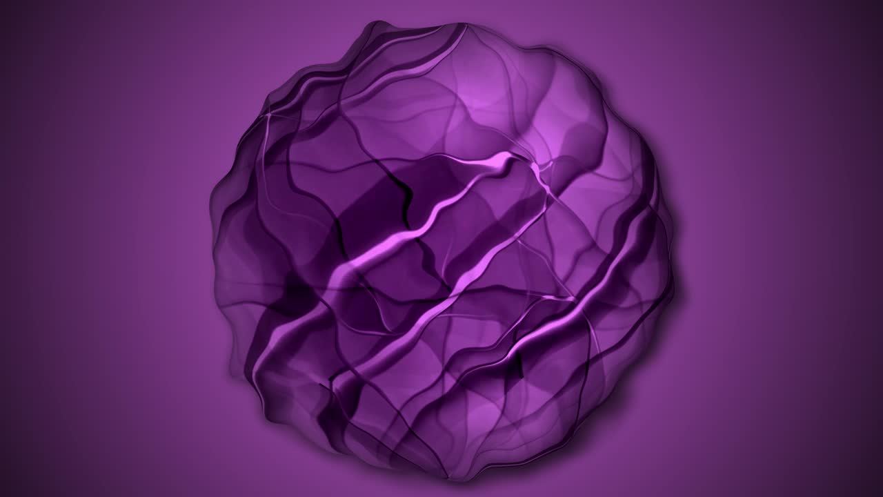 girando una esfera abstracta en un fondo de gradiente. animación de una esfera giratoria.