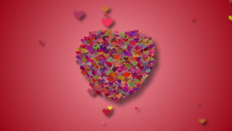 corazón colorido - el día de san valentín