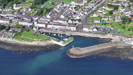 carnlough on the antrim coast road in northern ireland