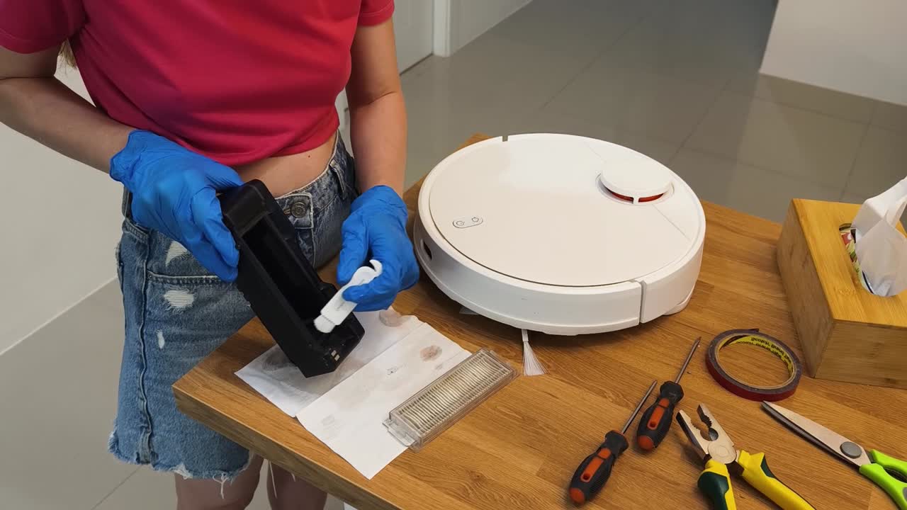 Robot Vacuum Maintenance and Cleaning