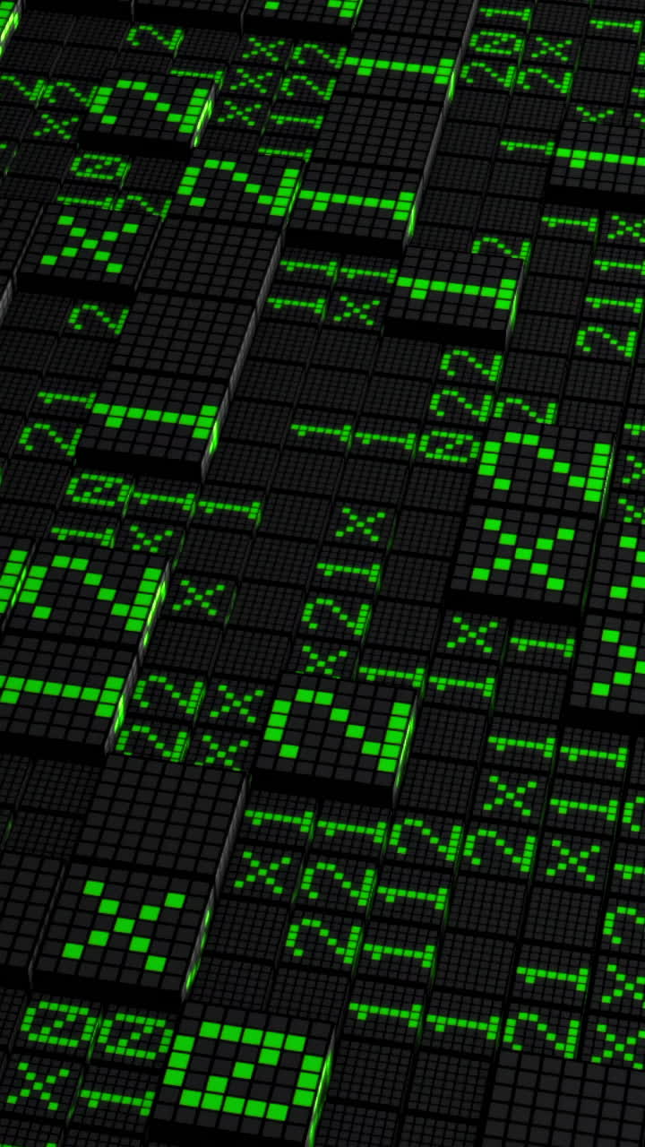 visualización de matriz digital