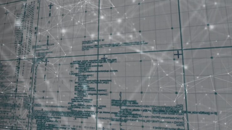 Animation of data processing over network of connections