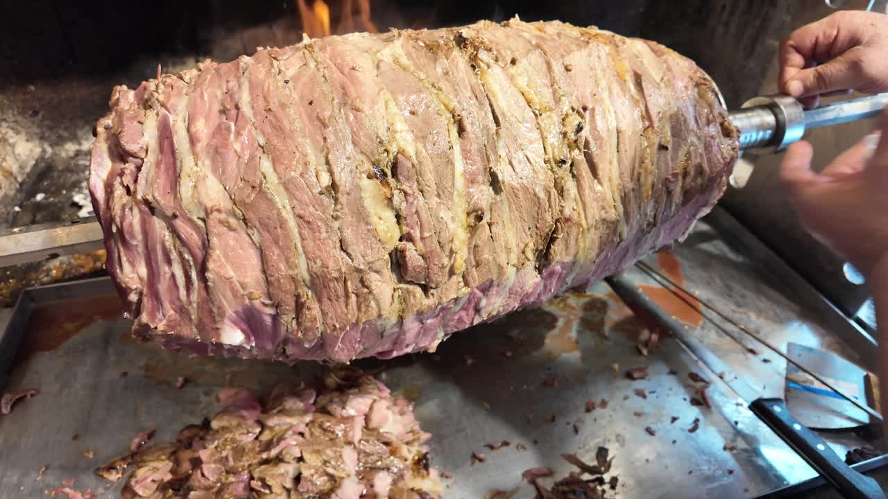 Doner Kebab on a Spit