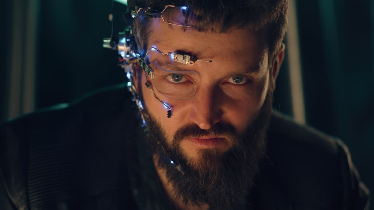 Киберпанк-портрет