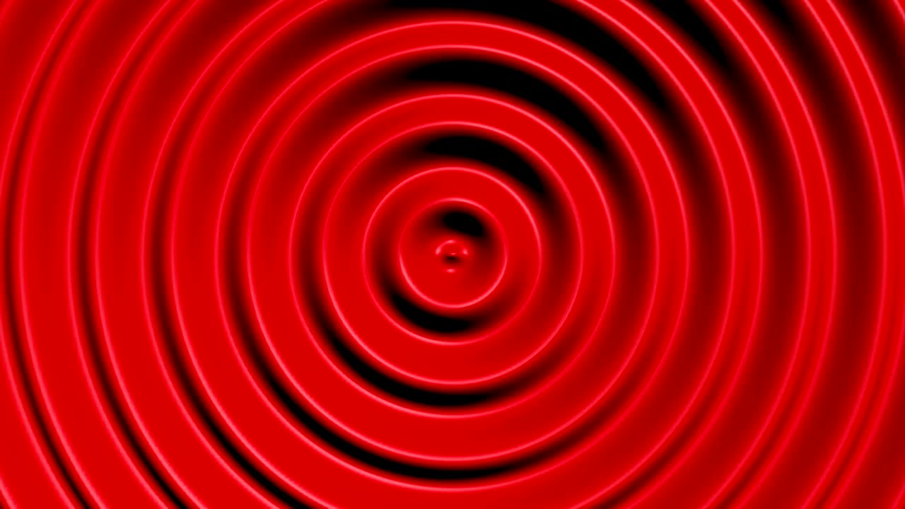 몽환적인 효과를 가진 동심 원, 색의 물 공명 배경 패턴