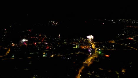 lahr im schwarzwald의 neujahr, feuerwerk an silvester