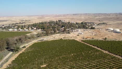 flying backward over fields to mashabei sade kibbutz