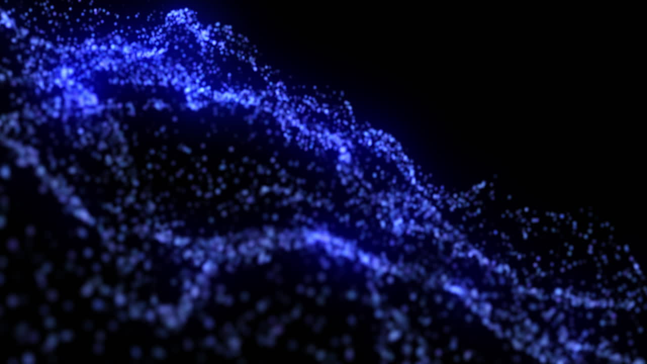 Abstract Blue Lights