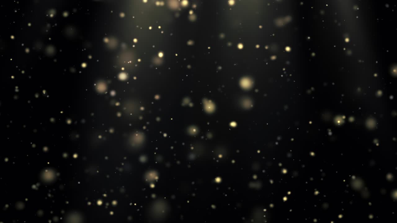 3d renderización de pequeñas partículas con luces volumétricas. ordenador generado fondo suave mágico