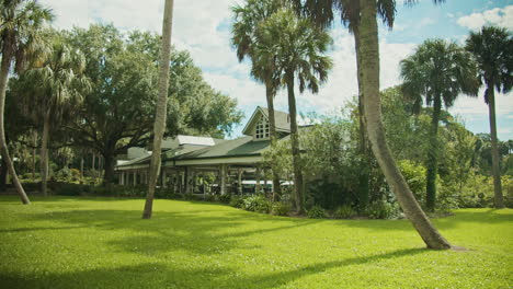 panoramic view of silver springs in florida, usa.