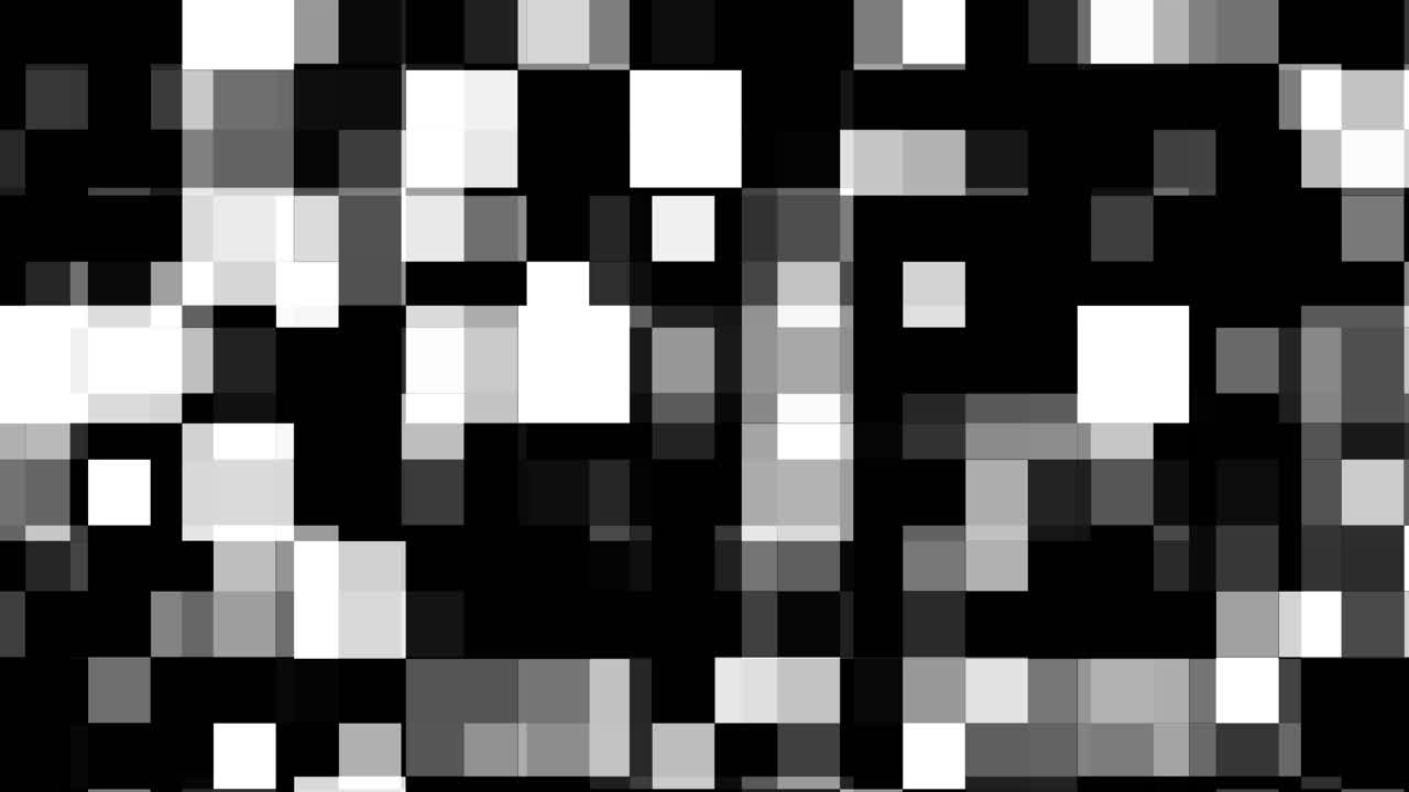 Dynamic Monochrome Pixel Glitch Abstract Background