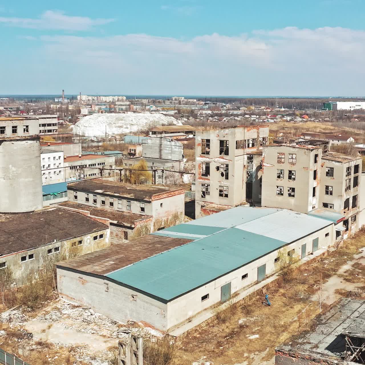 View of abandoned industrial place