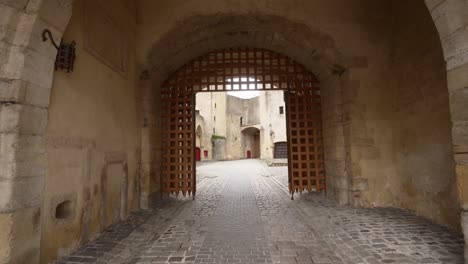 the entrance to the german's gate in metz, france