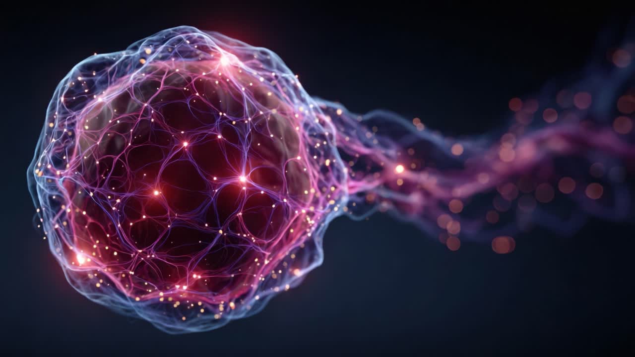 Esplorando i Misteri della Vita Cellulare: Un Viaggio Visivo Attraverso l'Eloquente Danza delle Strutture Cellulari e le Loro Interazioni Dinamiche nell'Universo