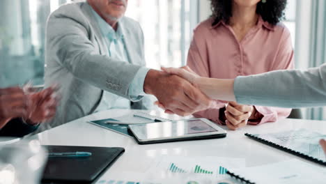 successful business meeting and handshake