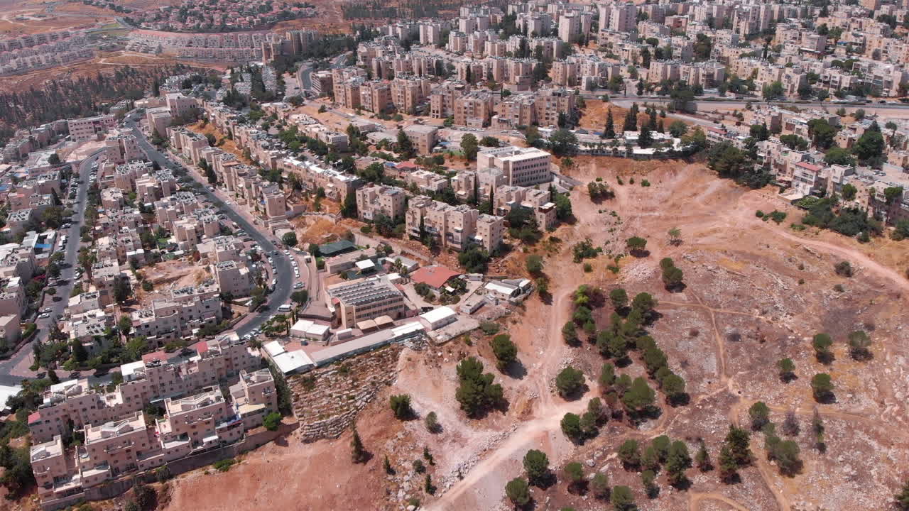 Pisgat zeev neighbourhood Aerial View Israel