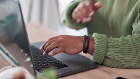 Laptop,-shoulder-pain-and-business-man-in-home