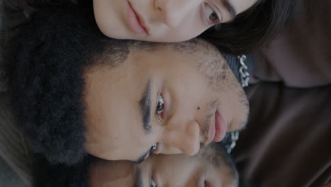 close-up intimate poses of a couple