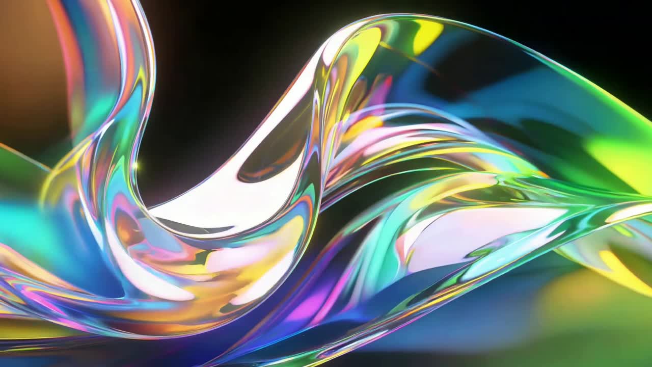 Sfondo Animato 3D Astratto Continuo