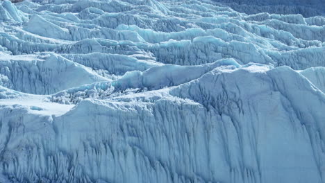 Drone shot of layered snow glaciers and peaks at Everest Base Camp in climbing season, Nepal Himalaya nature conservation alert, layered mountain ranges at world's highest peak tourism