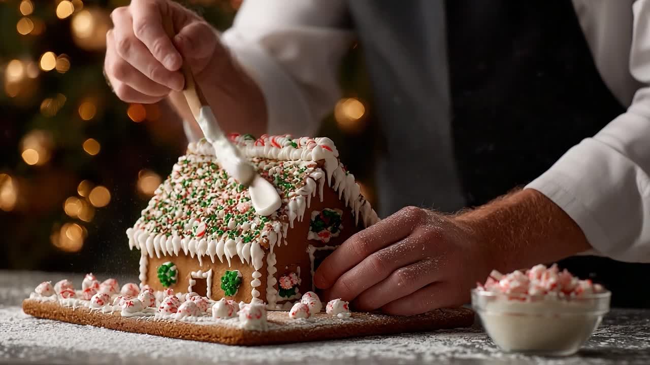 Creating a Festive Gingerbread House: A Step-by-Step Guide to Decorating with Icing, Candy, and Holiday Cheer