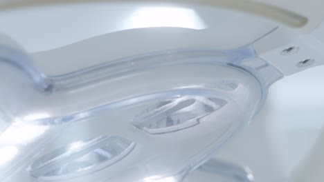 close-up of modern dental or medical lighting system