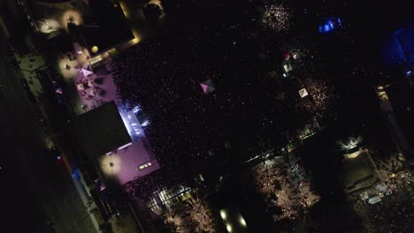 canada day large crowd of people at celebration square mississauga party