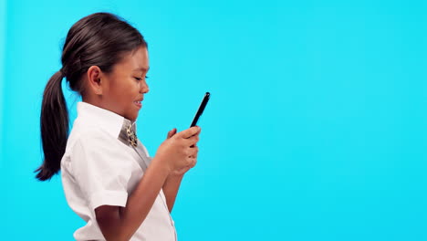 mockup, child and girl with a cellphone