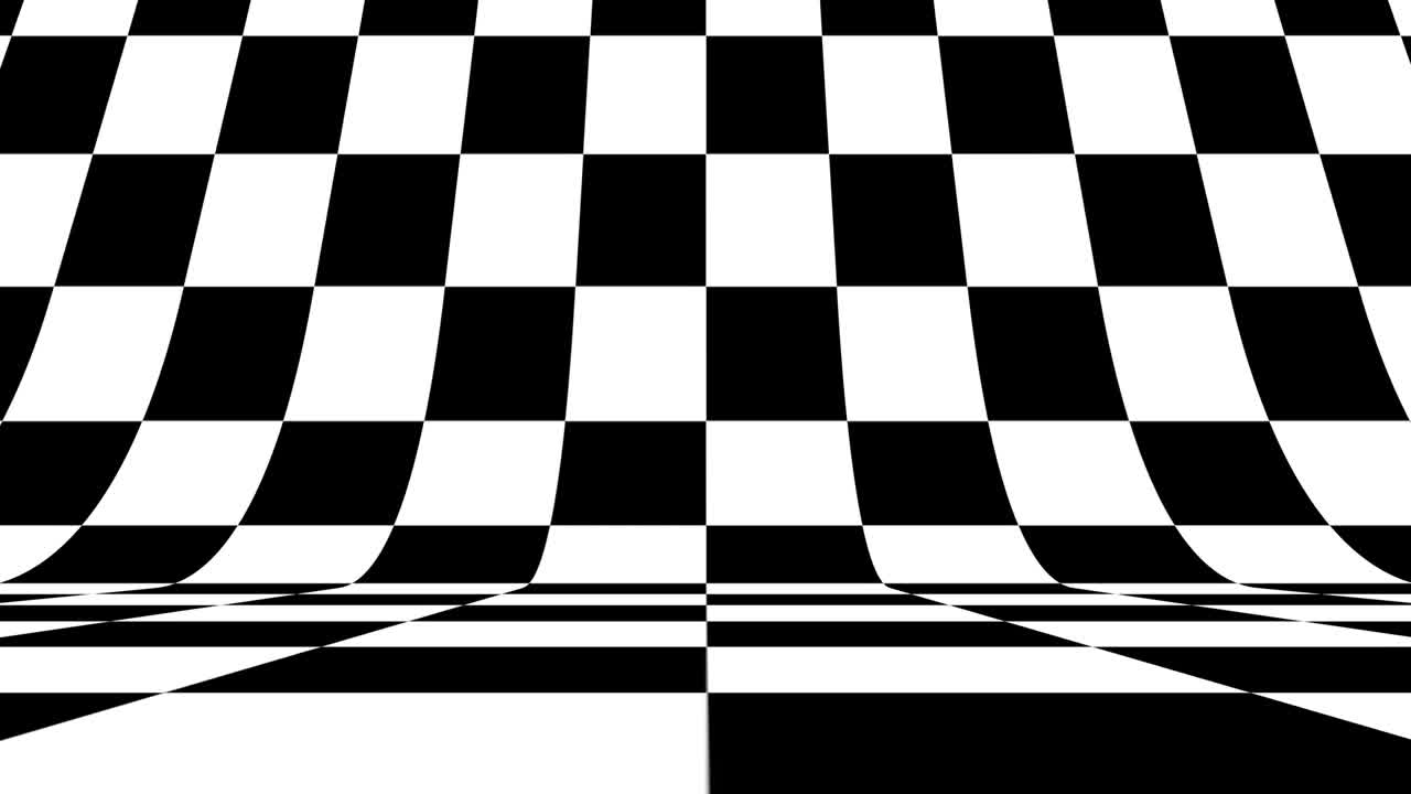 검은색과 색 패턴 체커 수직. 미래 기하학적 패턴 운동 배경