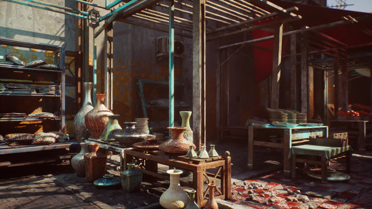 mercado callejero en marruecos