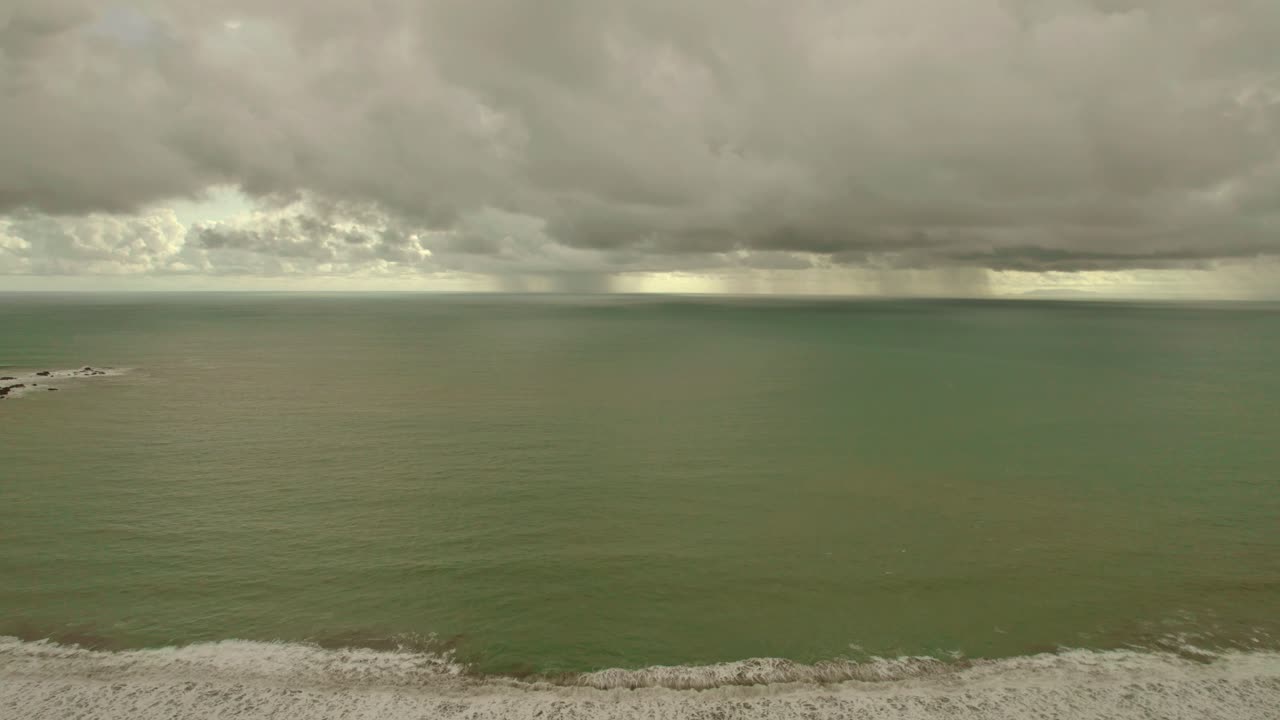 costa rica aérea sobre la playa