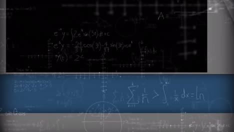 Animation-of-mathematical-equations-over-board