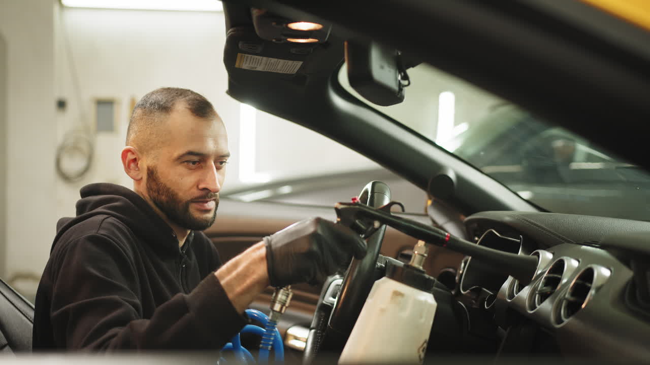 detalles del interior del auto