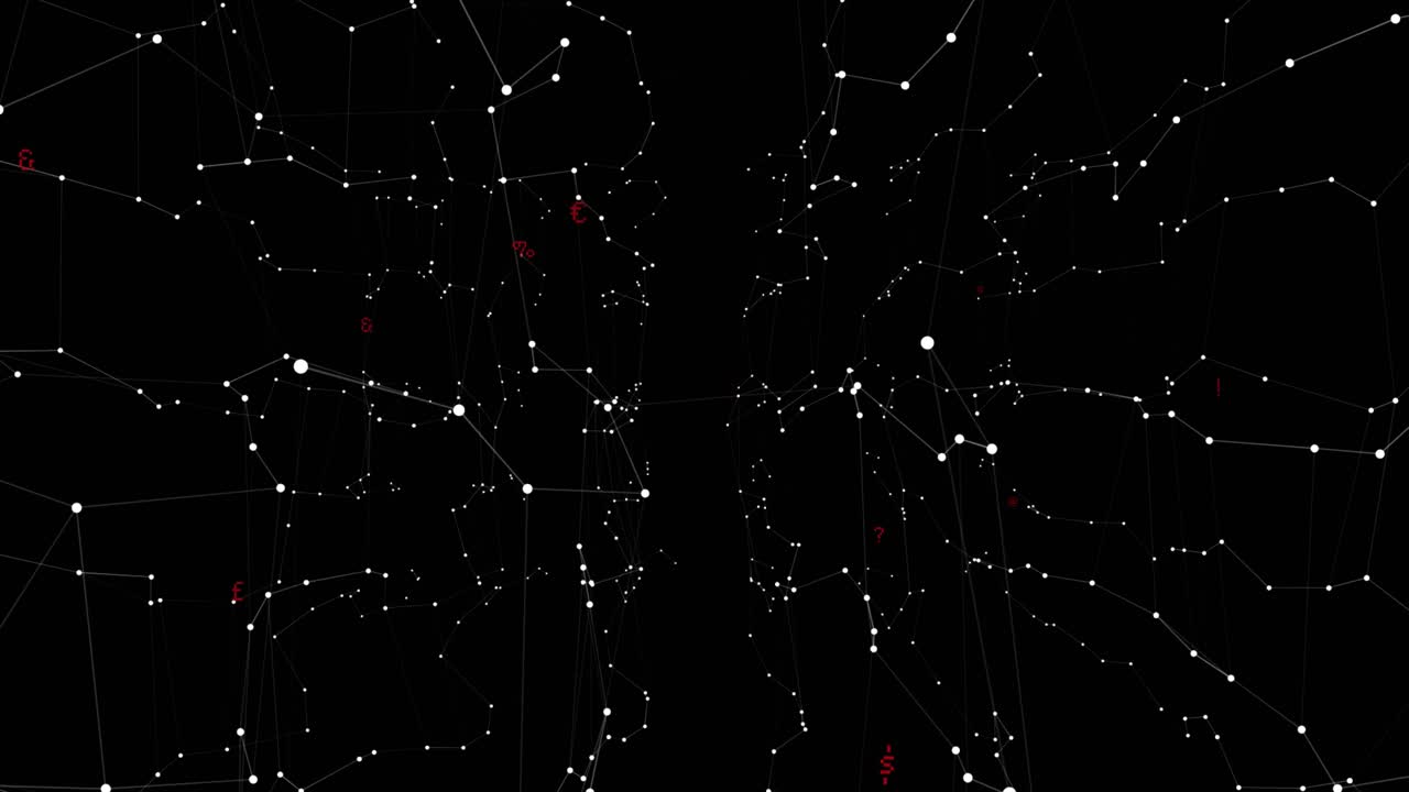 Keyboard grid panel rotating and updating readouts as incoming data causing streaks showing metrics