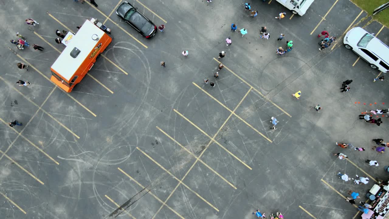 테네시주 클라크스빌에서 열린 푸드트럭 산업 랠리