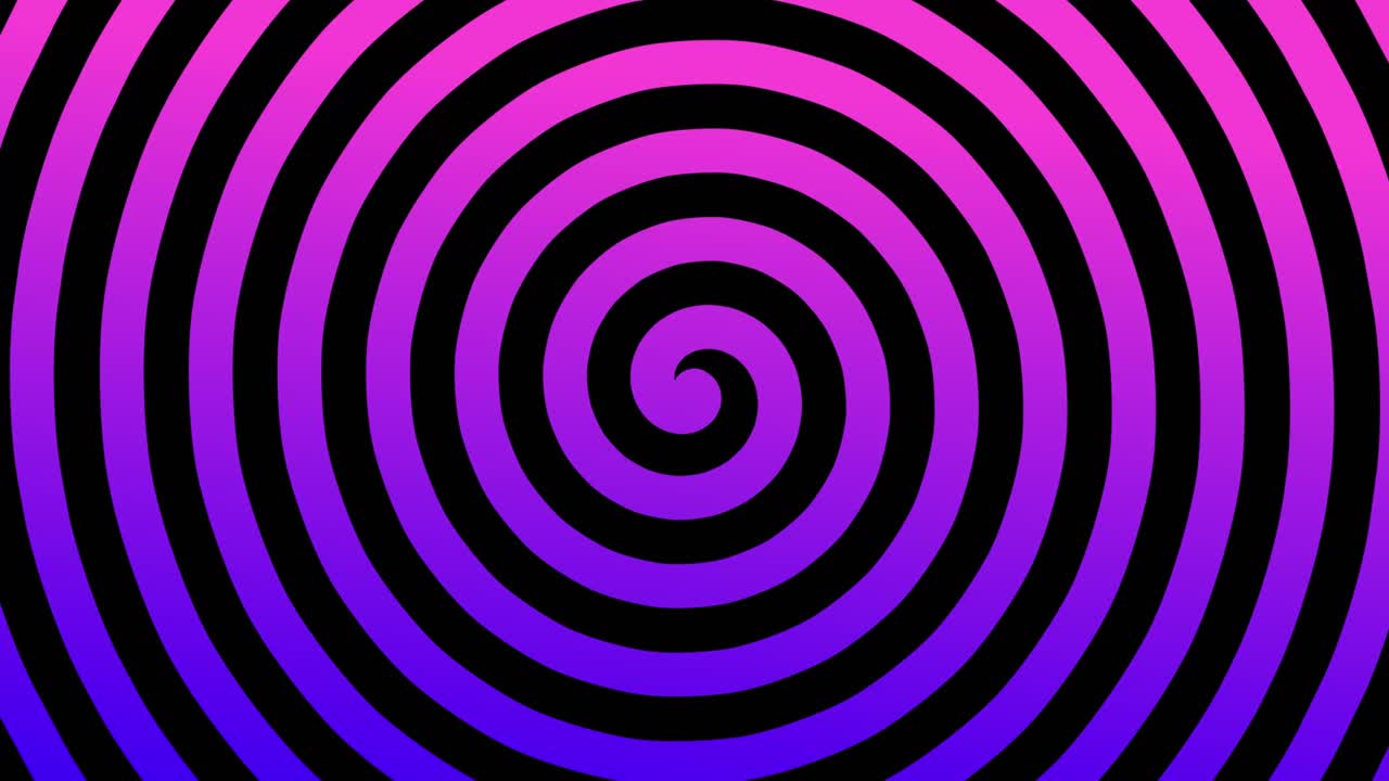 Abstraktní fialová a růžová hypnotická spirála