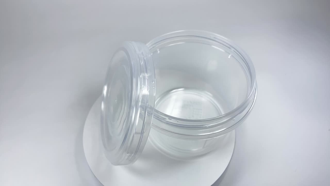 cilindro de contenedor cerrado, clip de video de primer plano