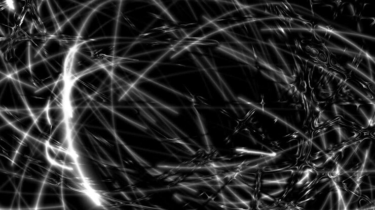 Animazione di simulazione del movimento di particelle subatomiche.