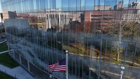 usa and state of new jersey flags