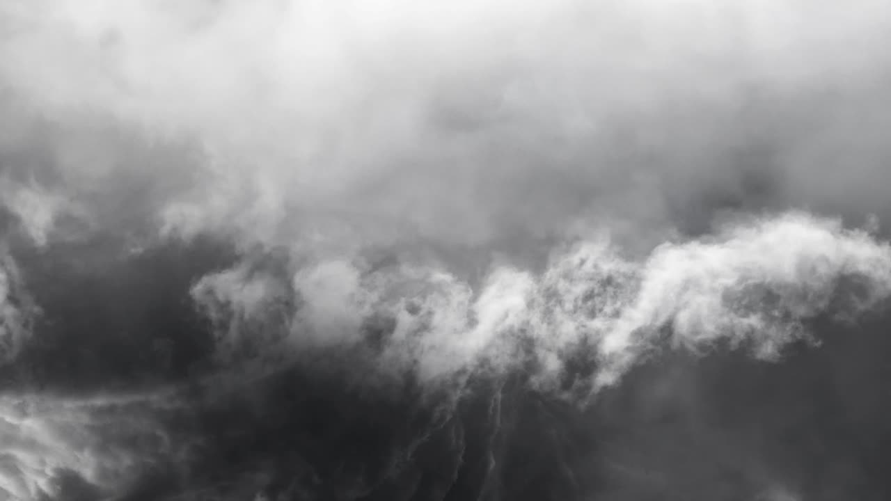 4k 번개 폭풍과 환상의 풍경