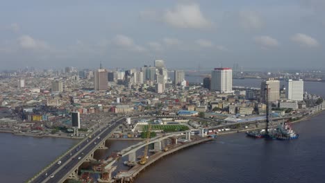 lagos city nigeria drone