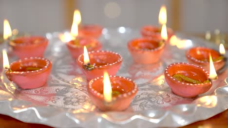 burning diye for diwali festival