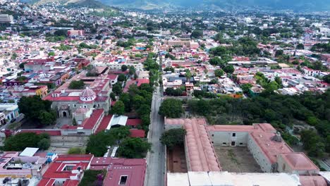 aerial view of a historical city in mexico