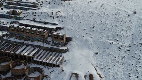 Built-into-the-side-of-a-mountain-in-1920-on-the-southern-end-of-Genola,-Utah,-the-Old-Tintic-Mill-processed-gold,-silver,-copper-and-lead-from-1921-to-1925